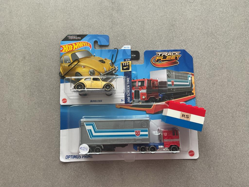Hot Wheel Transformers Optimus Prime en Bumblebee - Nieuw, Ophalen of Verzenden, Nieuw, Auto
