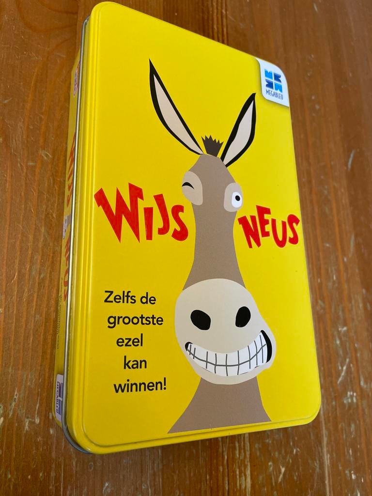 Wijsneus kaartspel - Leuk en leerzaam!, compleet (megableu), Een of twee spelers, Ophalen, Zo goed als nieuw, Reisspel
