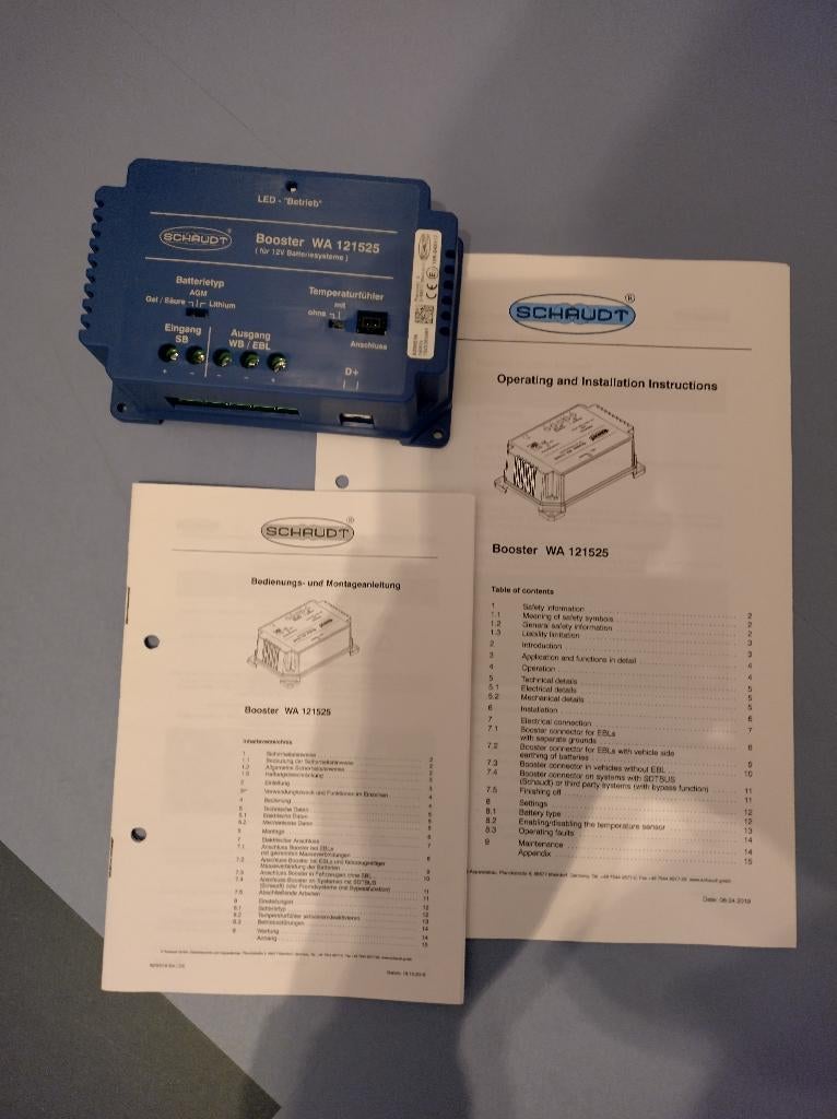 Schaudt Booster WA121525, Ophalen of Verzenden, Zo goed als nieuw