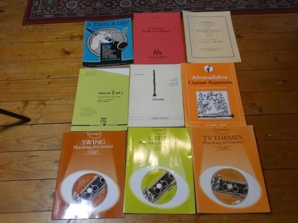 Klarinet bladmuziek boeken, Muziek en Instrumenten, Bladmuziek, Gebruikt, Klassiek, Les of Cursus, Ophalen of Verzenden