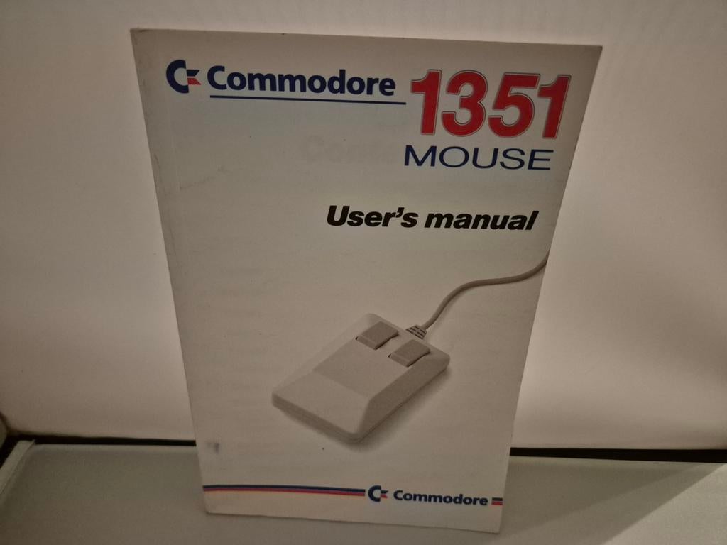 Commodore 1351 mouse handleiding Commodore 64, Ophalen of Verzenden