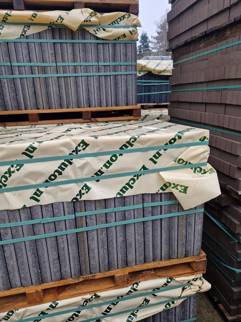 Betontegel 60x60x4 zonder facet  taupe grijs ideale tegel om, Ophalen, Nieuw, Hout