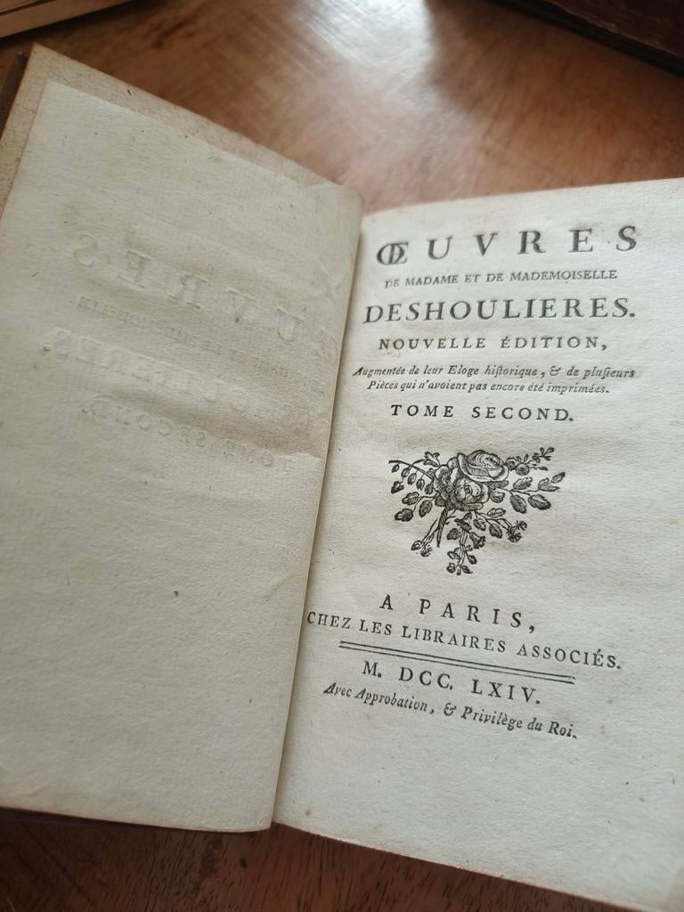 18e eeuwse boek frans, Ophalen of Verzenden