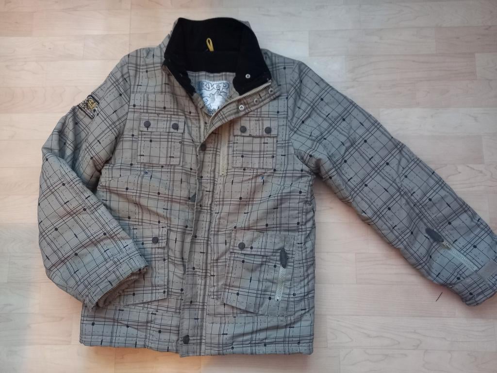 Jongens ski/ snowboard jas, maat 174, Kinderen en Baby's, Kinderkleding | Maat 170, Ophalen of Verzenden, Jongen, Jas