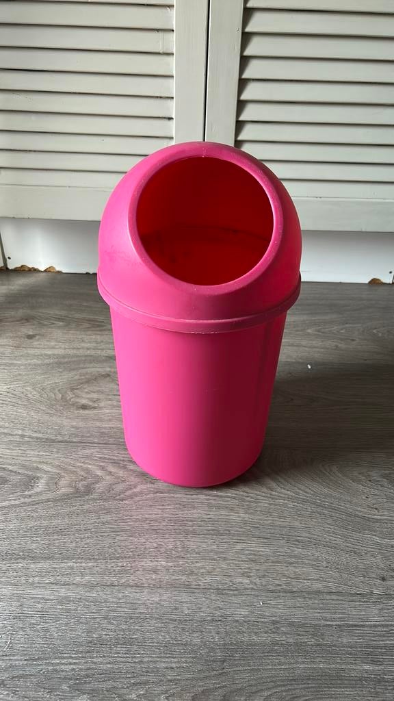 Prullenbak roze, Huis en Inrichting, Woonaccessoires | Prullenbakken, Ophalen, Kunststof, Gebruikt, Minder dan 10 liter
