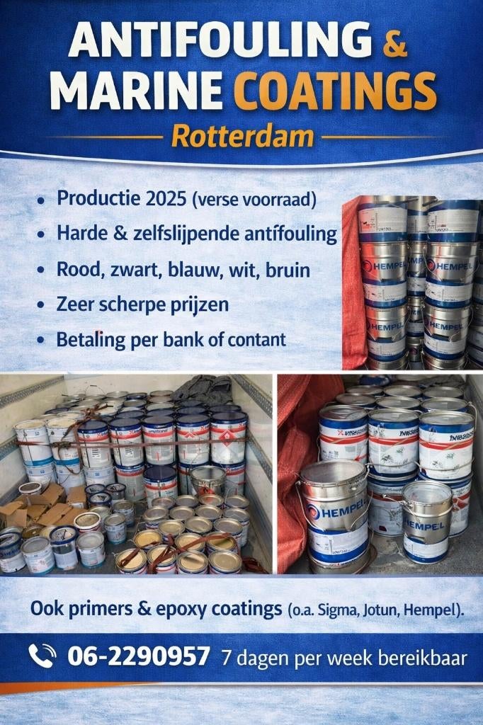 Antifouling primer epoxy marine coating bootlak verf etc, Watersport en Boten, Accessoires en Onderhoud, Ophalen, Nieuw, Verven