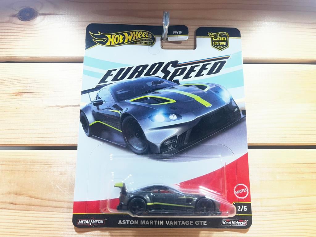 Aston Martin Vantage GTE Eurospeed hotwheels, Ophalen of Verzenden, Zo goed als nieuw, Auto