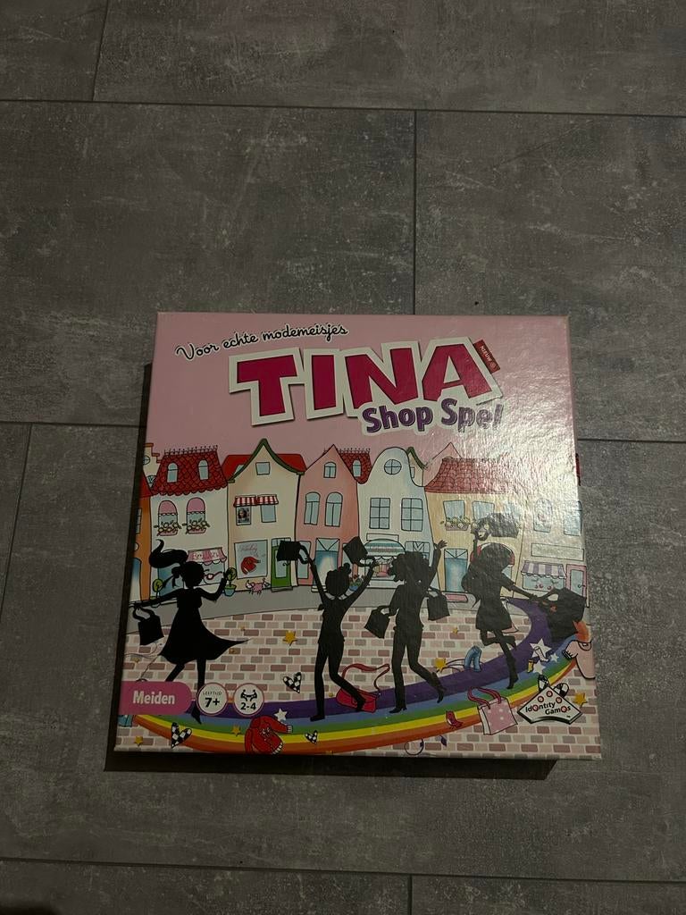Tina Shop Spel - Leuk bordspel voor meisjes!, Hobby en Vrije tijd, Gezelschapsspellen | Bordspellen, Ophalen, Gebruikt