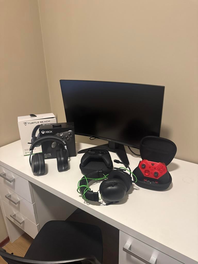 MSI Monitor, Turtle Beach Headset, Xbox Elite Controller, Spelcomputers en Games, Spelcomputers | Overige, Gebruikt, Ophalen of Verzenden