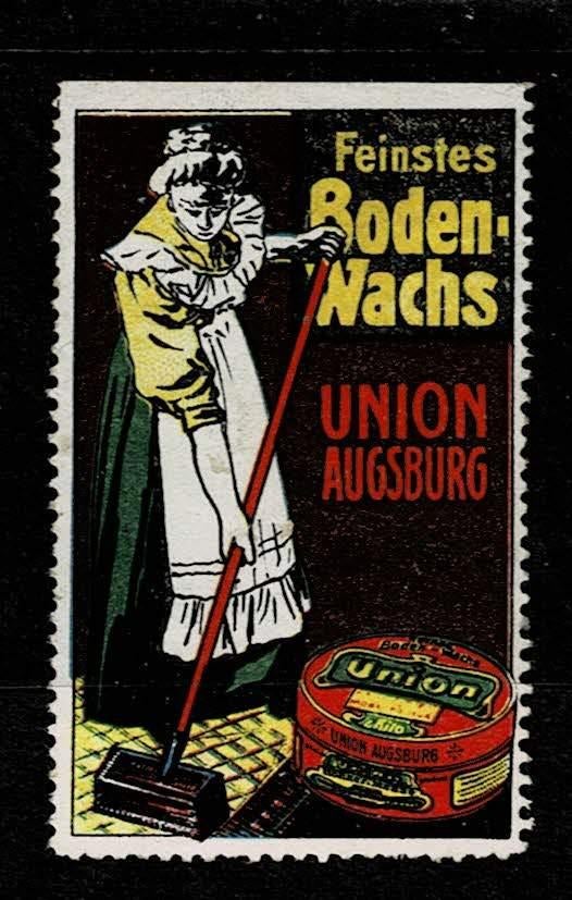 Duitse sluitzegel UNION BODEN-WACHS, Ophalen of Verzenden, Overige thema's