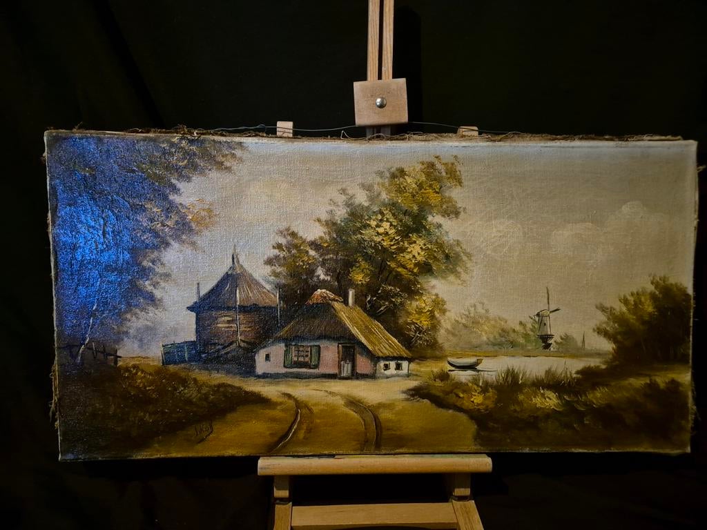 Landschap Kok, Antiek en Kunst, Kunst | Schilderijen | Klassiek, Ophalen of Verzenden