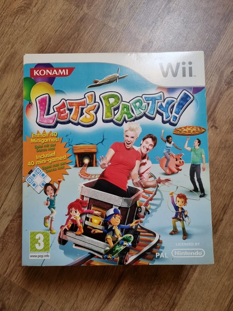 Let's Party! Wii - Leuk Minigame Avontuur, Spelcomputers en Games, Games | Nintendo Wii, 3 spelers of meer, Ophalen of Verzenden