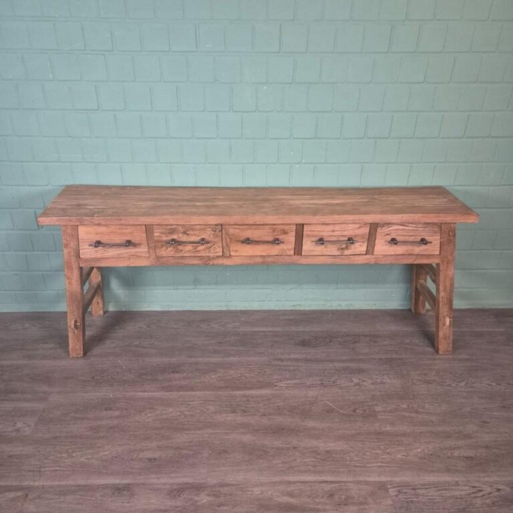 Sidetable Teak 2,00 m Art. Nr.: 27676, Ophalen, Overige materialen, Nieuw, 200 cm of meer