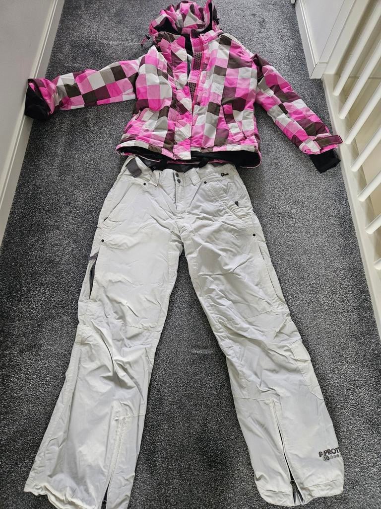 Ski jas en broek dames - maat S/M, Ophalen of Verzenden, Gedragen, Maat 36 (S), Pak