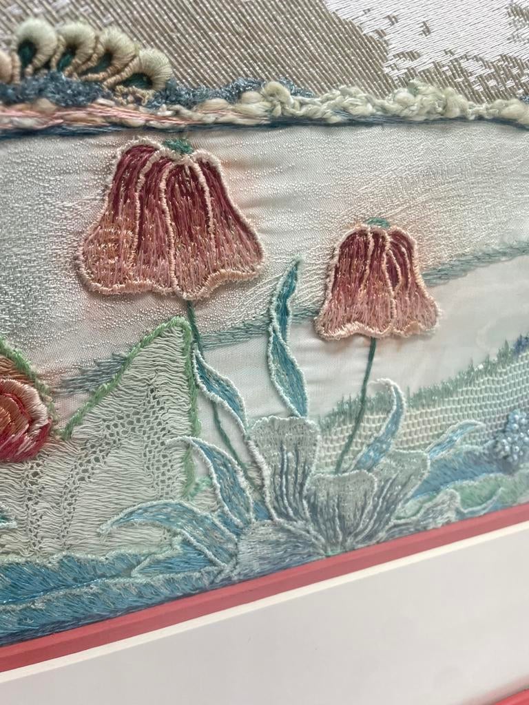 Tweeluik ingelijste landschapsschilderijen, Antiek en Kunst, Kunst | Schilderijen | Klassiek, Ophalen