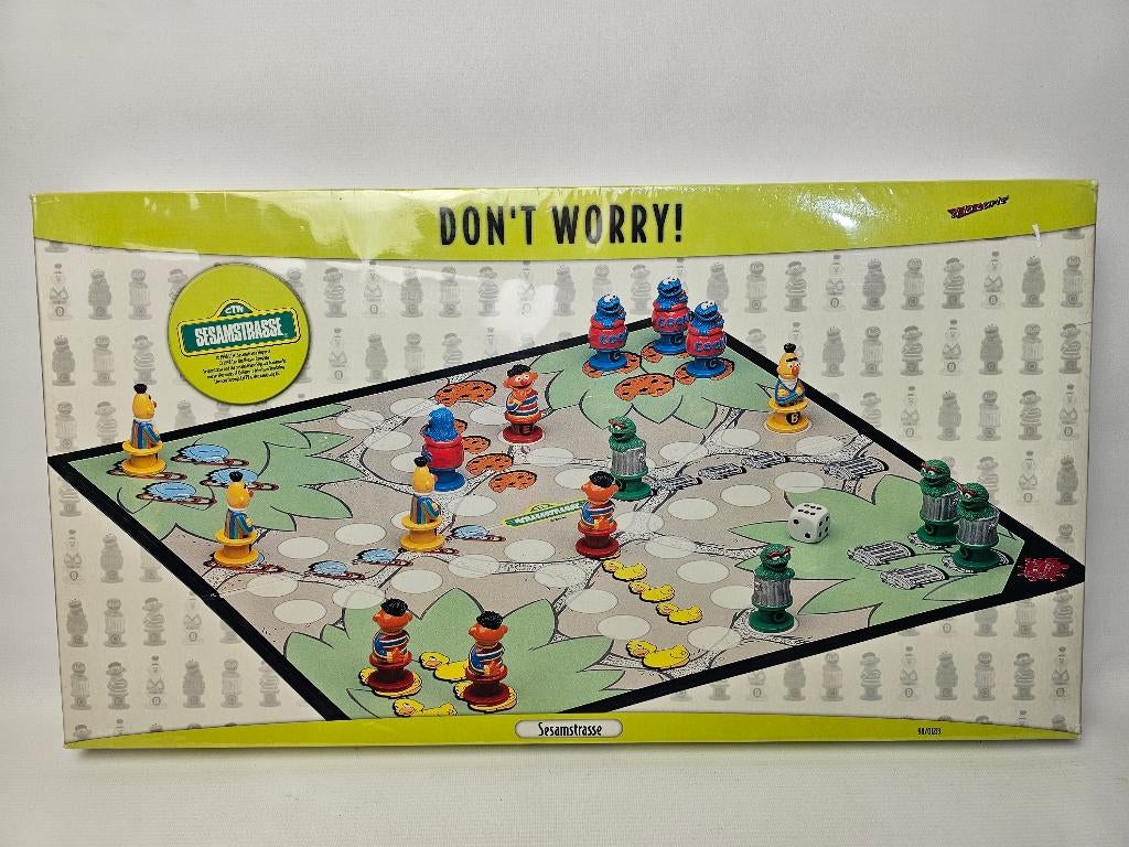 # Sesamstraat Don't Worry! Mens Erger Je Niet, Ophalen of Verzenden, Zo goed als nieuw