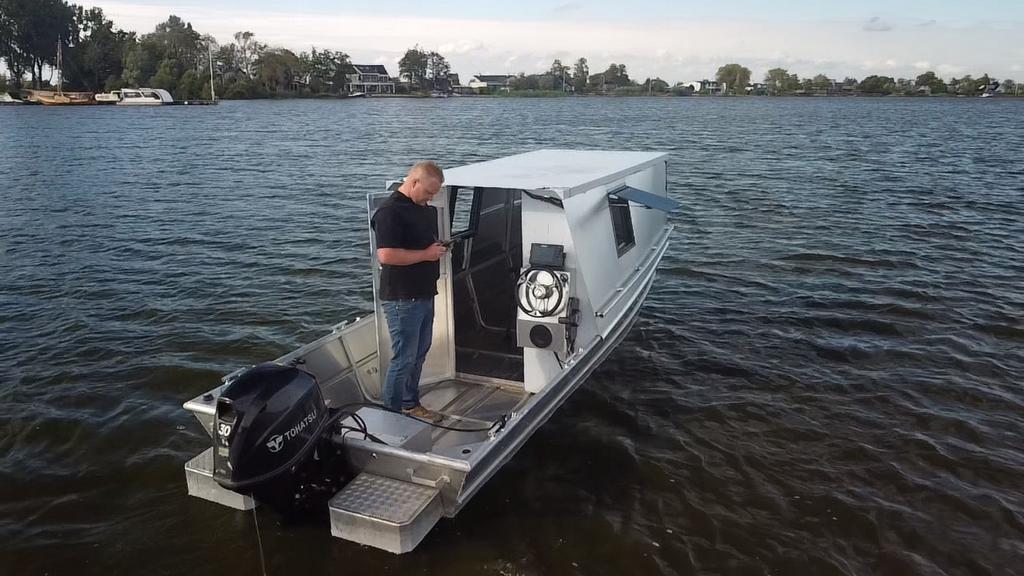 Aluminium karperboot - Hardtop met ramen en veel opties, Ophalen, 10 tot 30 pk, Gebruikt, Aluminium