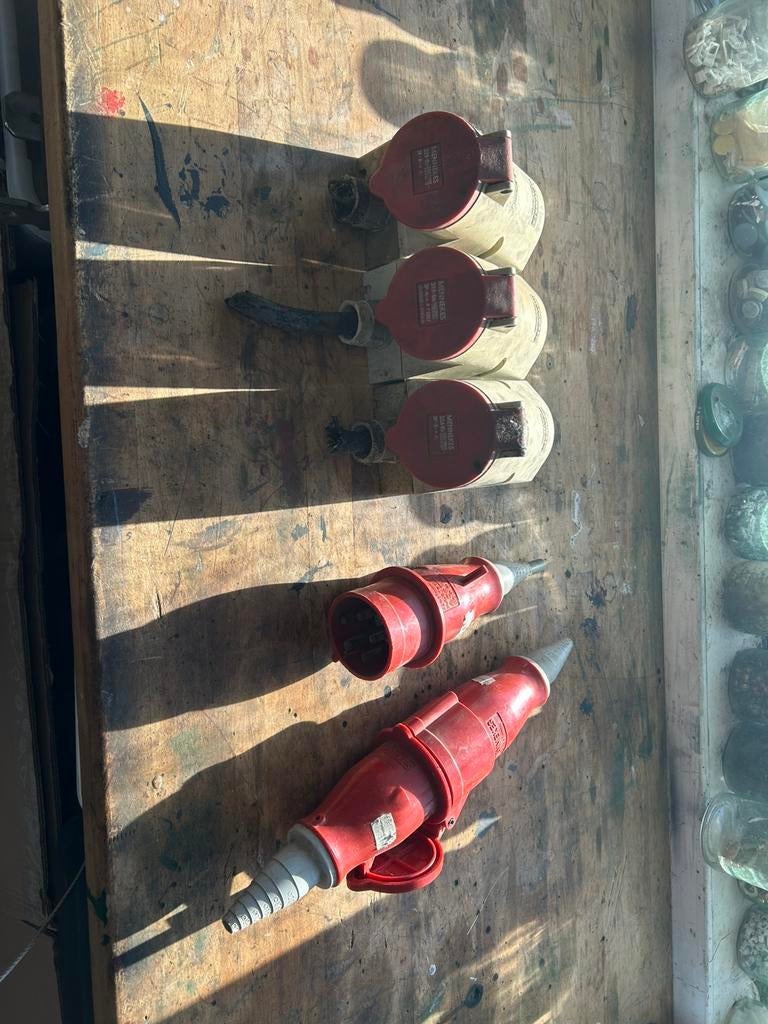 400v 32A stekkers, Ophalen, Gebruikt, Stekker