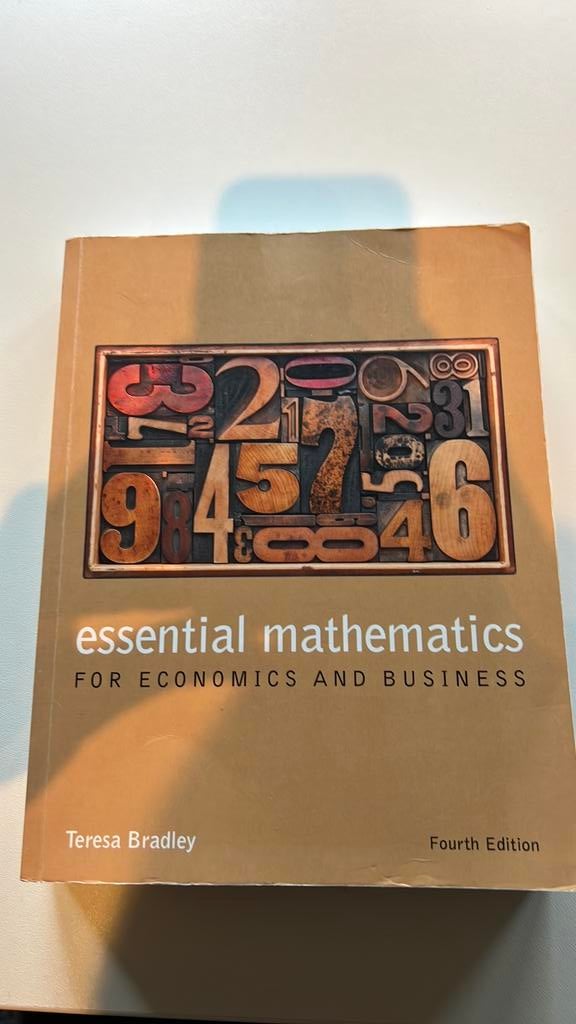 Essential mathematics for economics and business, Ophalen of Verzenden, Beta, Zo goed als nieuw, WO