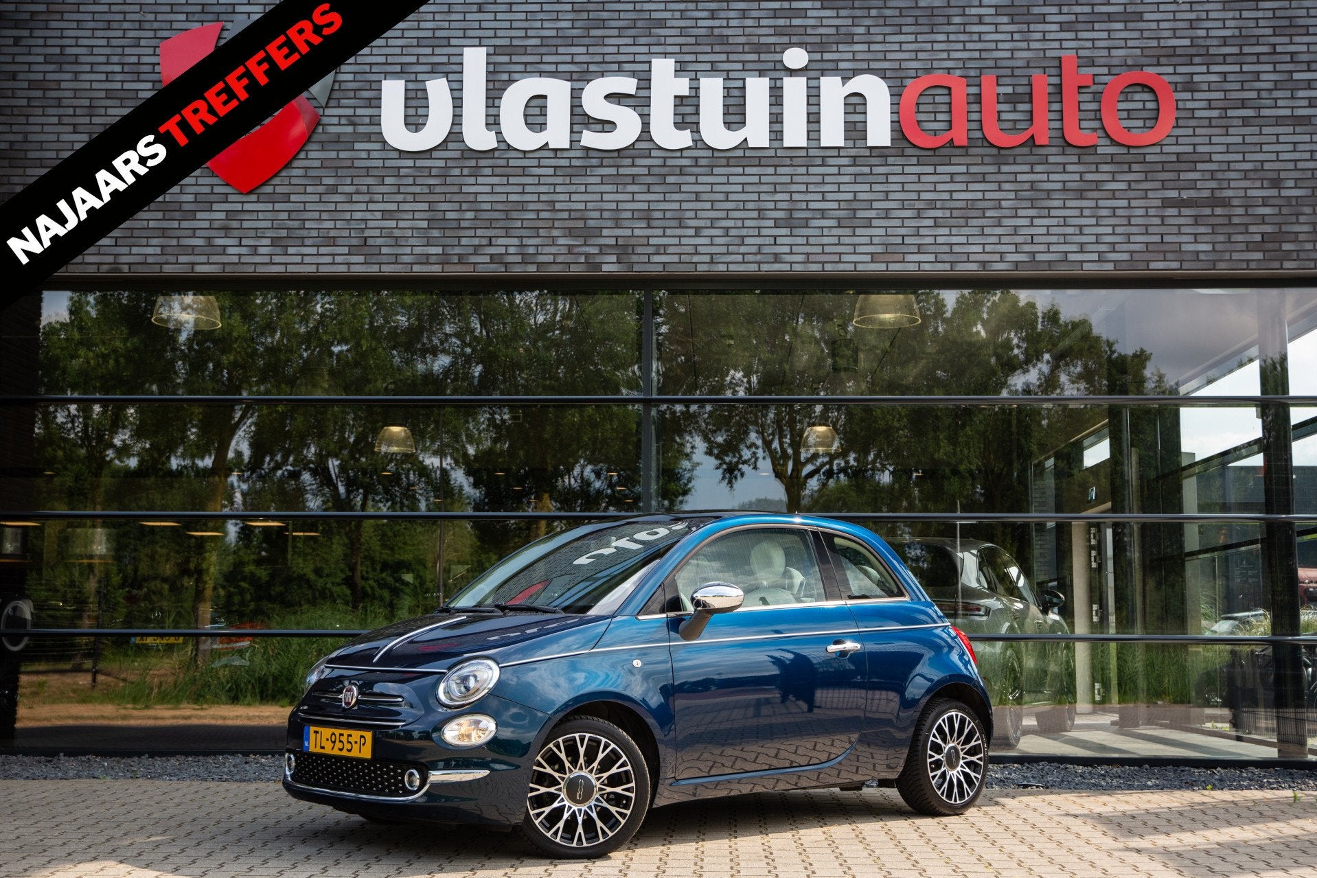Fiat 500 0.9 TwinAir Turbo Collezione , Panoramadak, Navigat, Auto's, Voorwielaandrijving, Stof, Gebruikt, 905 kg