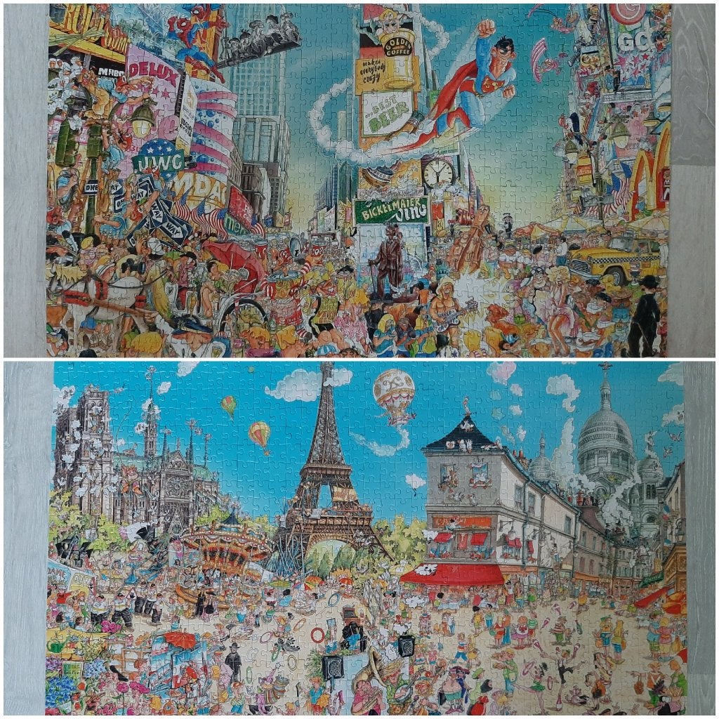 Legpuzzels merk KING Comic Collection (prijs per puzzel), Ophalen, 500 t/m 1500 stukjes, Gebruikt, Legpuzzel