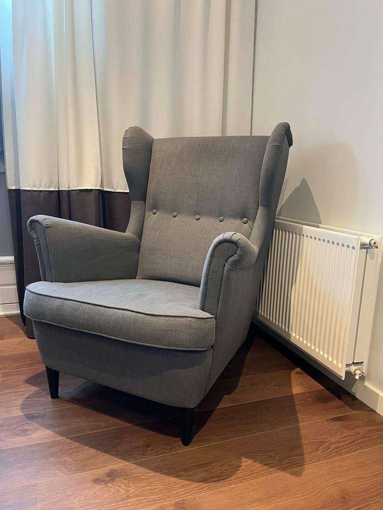 IKEA Strandmon Stoel Antraciet Grijs, Ophalen, Gebruikt, Eén, Stof