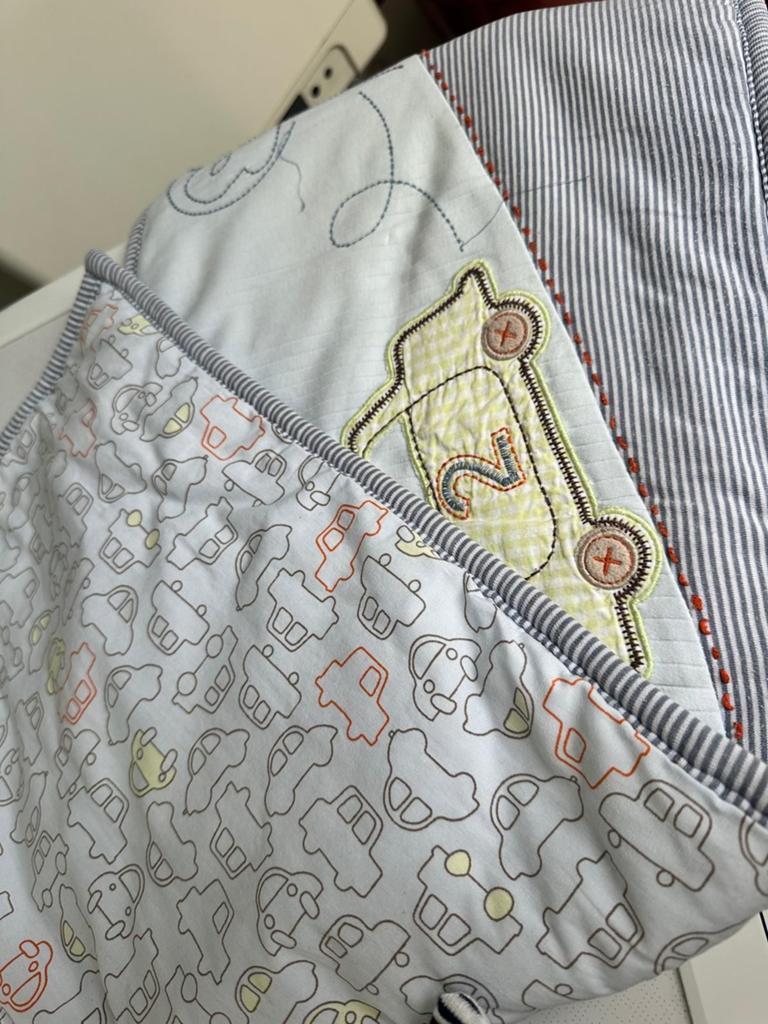 Bedbumper baby stootrand box of ledikantje, Ophalen of Verzenden, Wit, Jongetje of Meisje