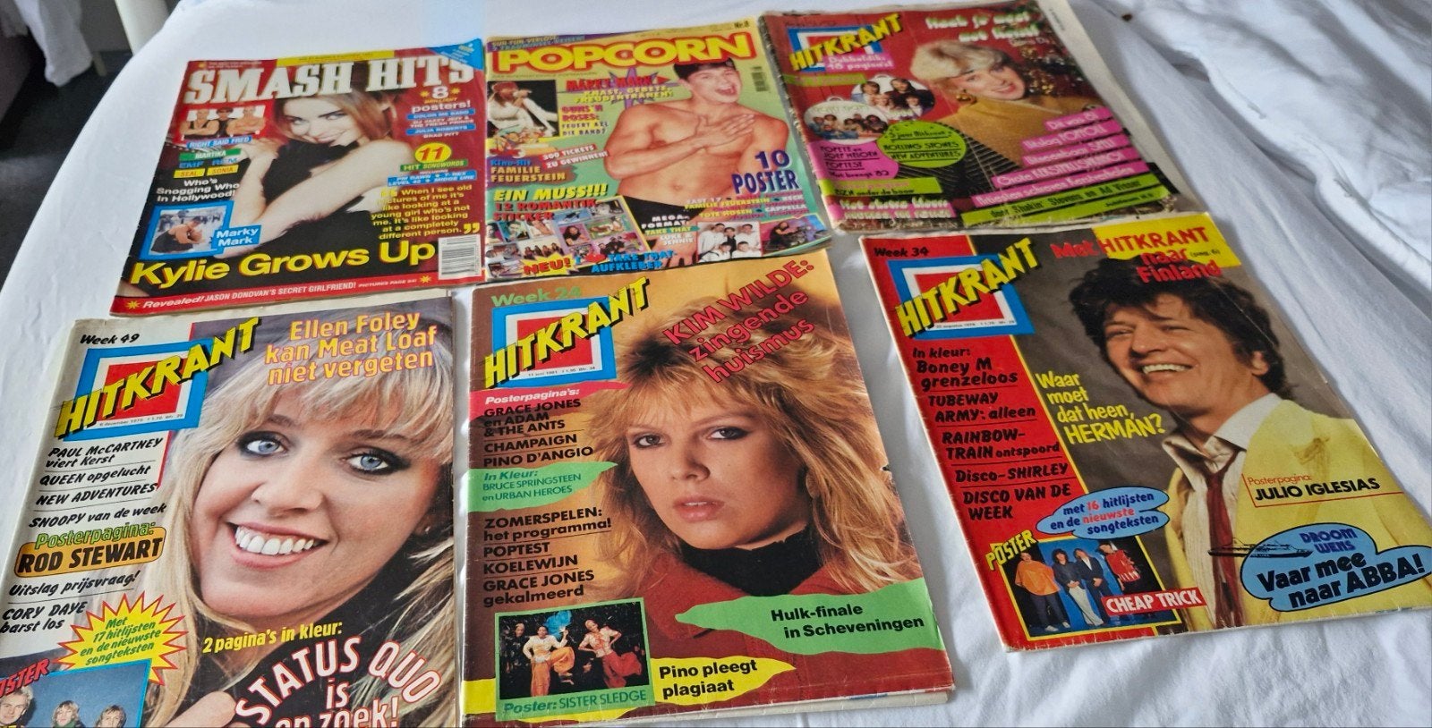 collectie Hitkrant, Muziek Express, hitorama 70/80, Boeken, Ophalen of Verzenden, Gelezen