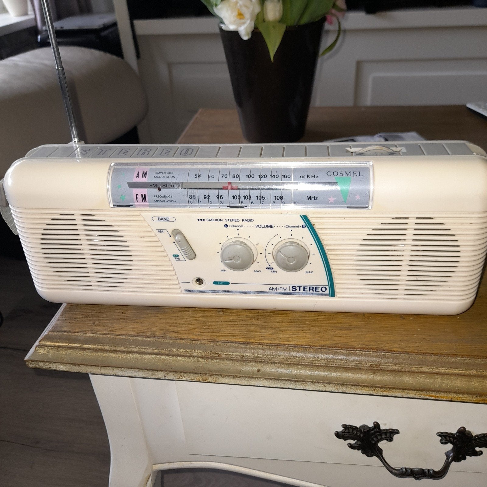 Stereo cosmel fm/am radio jaren 80, Ophalen