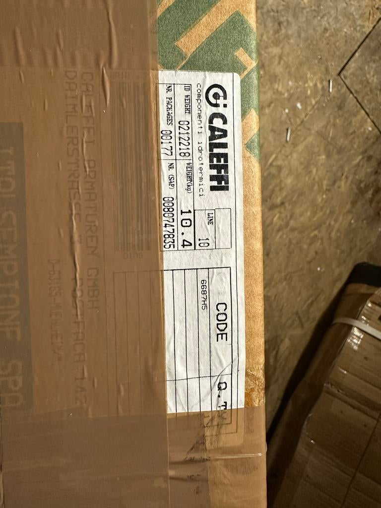 Caleffi Verdeler Vloerverwarming met Flowmeters 6687H5, Doe-het-zelf en Verbouw, Verwarming en Radiatoren, Minder dan 30 cm, Overige typen