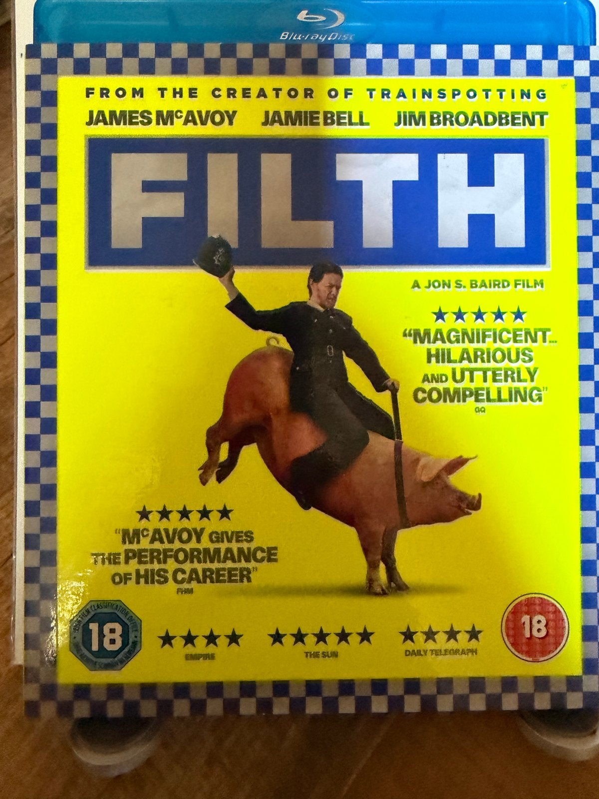 Filth Blu-ray - James McAvoy - Speciale Editie, Vanaf 18 jaar, Film, Drama, Ophalen of Verzenden