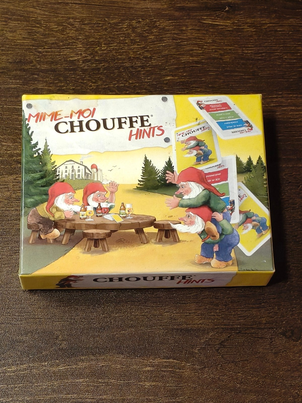 Mime-Moi Chouffe Hints Gezelschapsspel, Drie of vier spelers, Ophalen of Verzenden, Zo goed als nieuw