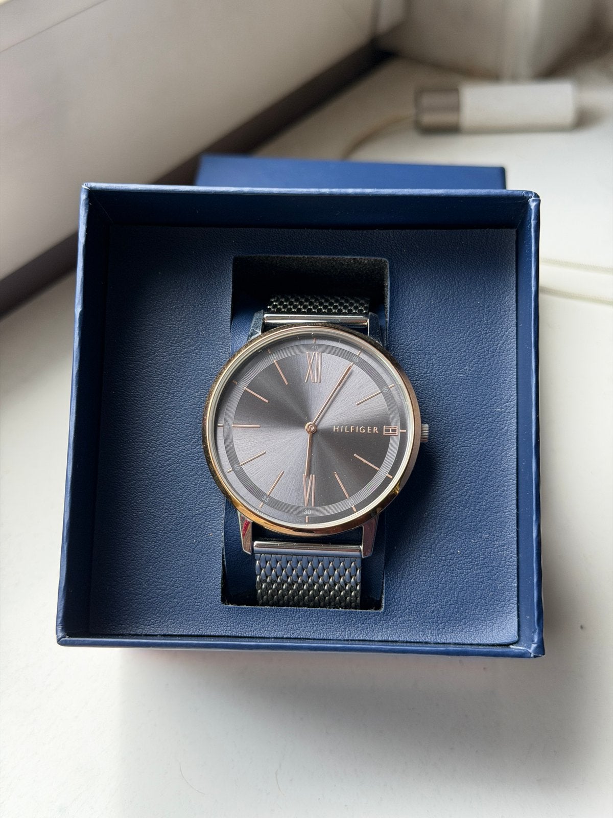 Tommy Hilfiger horloge, Overige merken, Staal, Polshorloge, Ophalen of Verzenden
