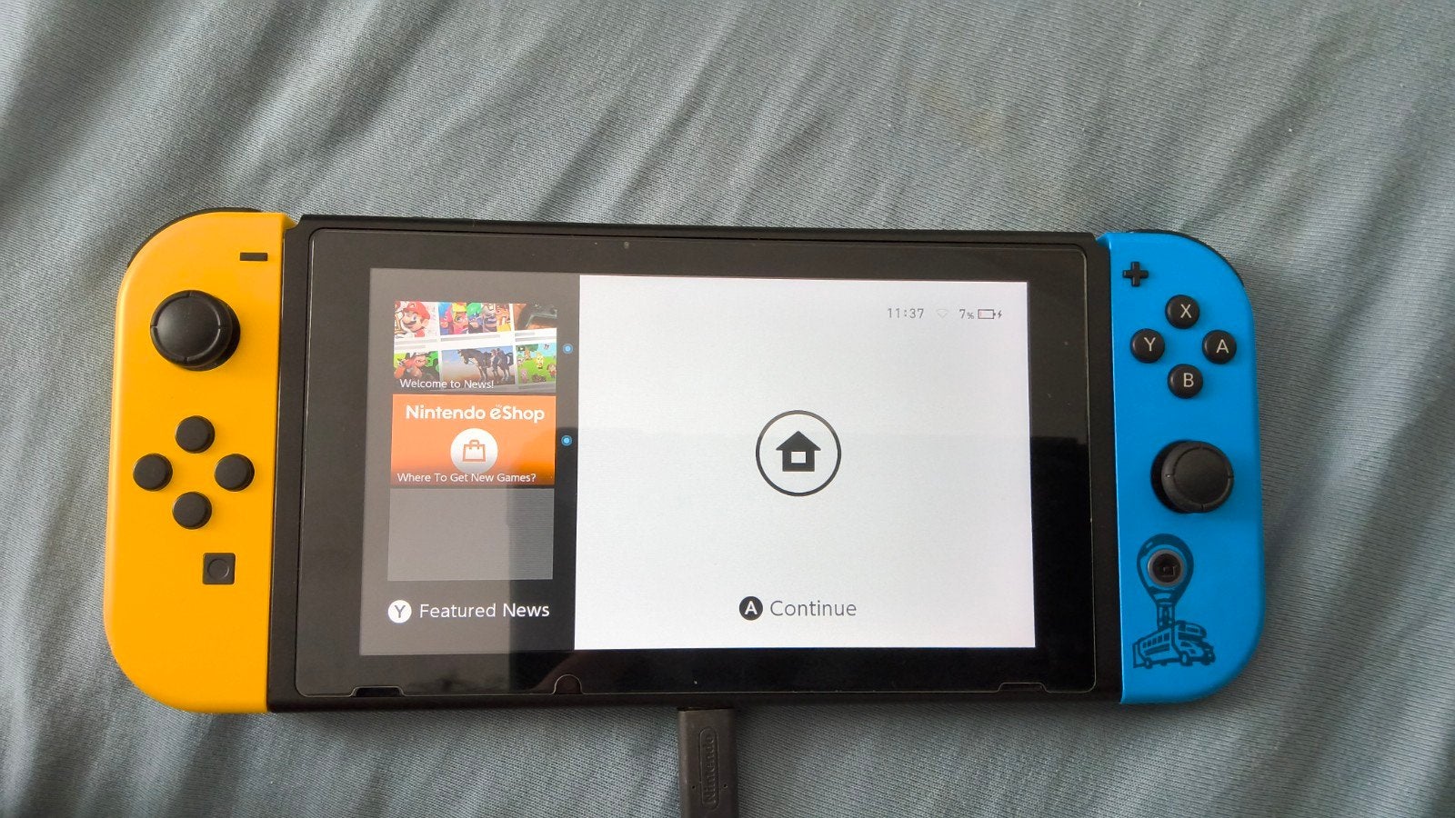 Nintendo Switch V2 Fortnite Editie Compleet met Accessoires, Spelcomputers en Games, Games | Nintendo Switch, Ophalen of Verzenden