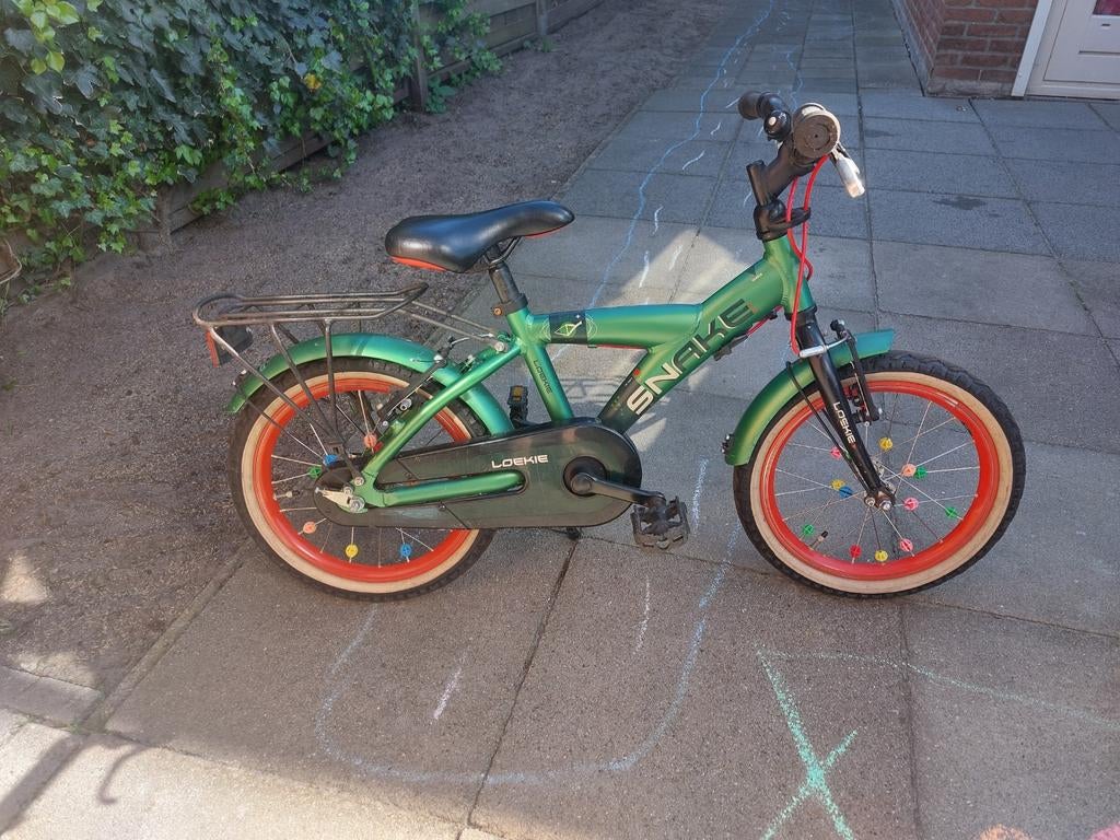 Groene loekie, Ophalen of Verzenden, Gebruikt, Minder dan 16 inch