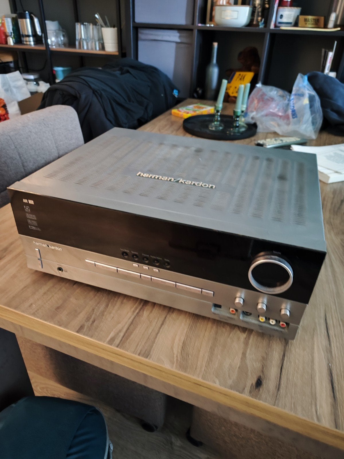 Harman Kardon avr 335 reciever, Audio, Tv en Foto, Zo goed als nieuw, 120 watt of meer, Ophalen, Overige merken