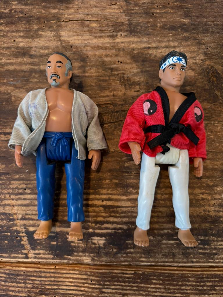 Vintage karate kid set, Verzamelen, Ophalen of Verzenden, Gebruikt