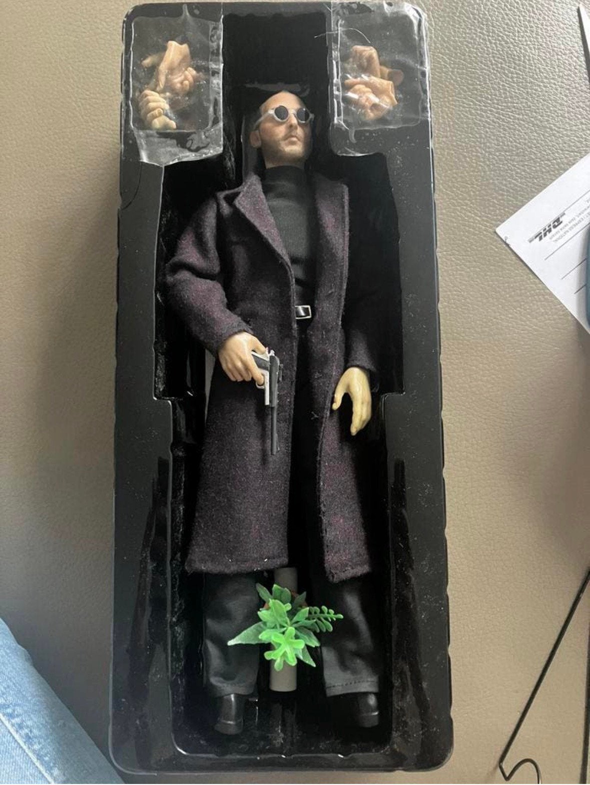 1/6 figuur LEON (Jean Reno) - Webtoontoys / Kumik / KMF038, Verzamelen, Ophalen of Verzenden, Zo goed als nieuw, Actiefiguur of Pop