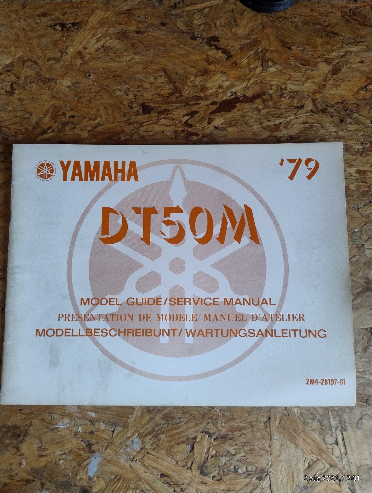 Yamaha DT50M Modelgids/Servicehandleiding '79, Verzenden, Yamaha
