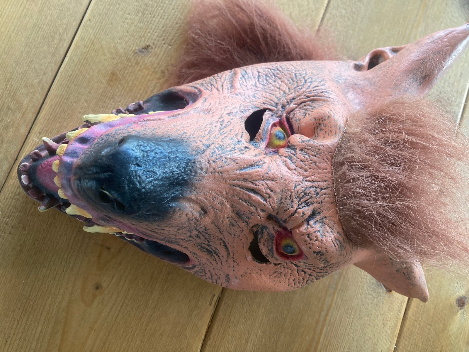 Universeel wolf masker - Ideaal voor carnaval of themafeest, Ophalen of Verzenden, Gebruikt, Accessoires