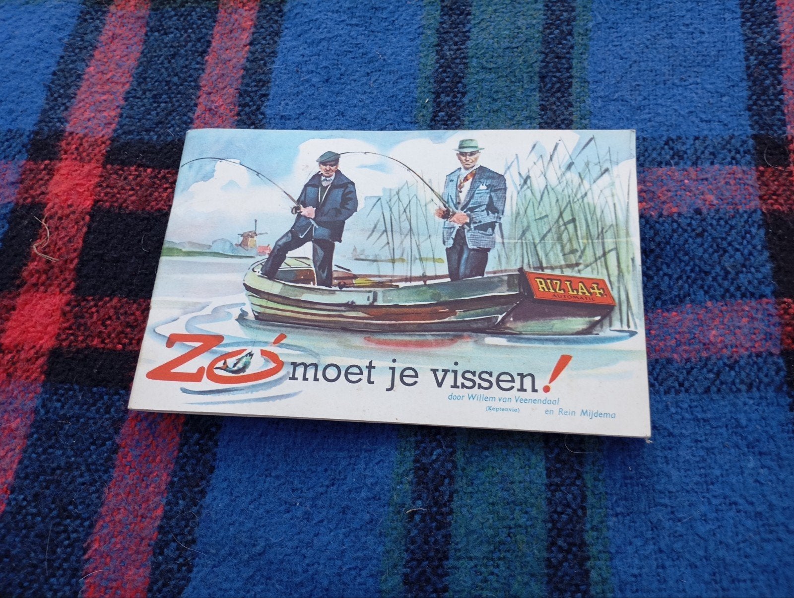 Vintage Rizzla Zo moet je vissen Boekje plaatjes, Verzamelen, Ophalen of Verzenden, Gebruikt, Overige typen