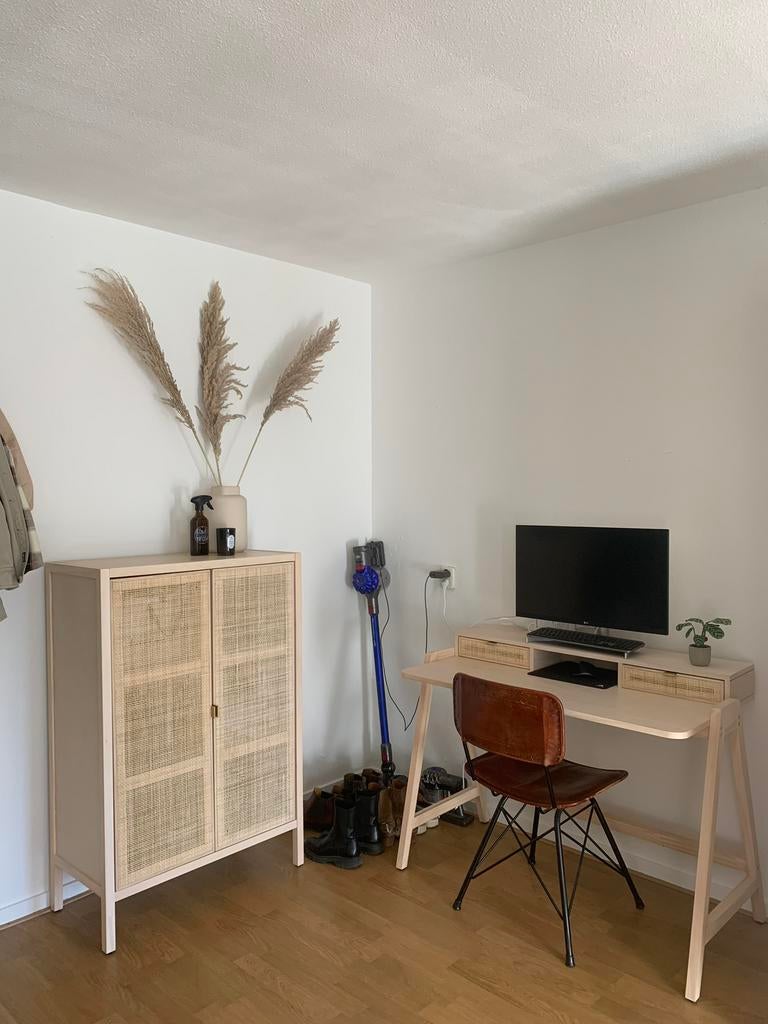 Houten bureau, Huis en Inrichting, Bureaus, Ophalen, Zo goed als nieuw