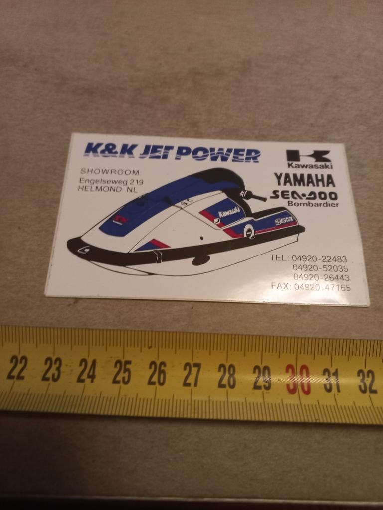 K&kjet power Bombardier yamaha kawasaki helmond, Ophalen of Verzenden, Zo goed als nieuw