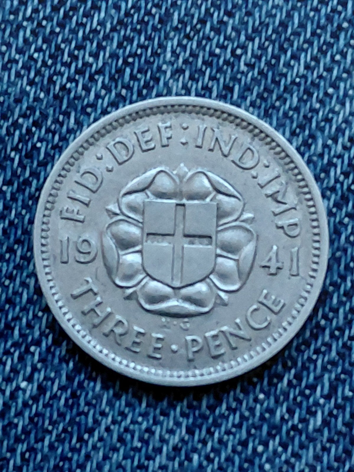 Engeland 3 Pence 1941 George VI  - Zilver, Verzenden, Overige landen, Losse munt, Zilver