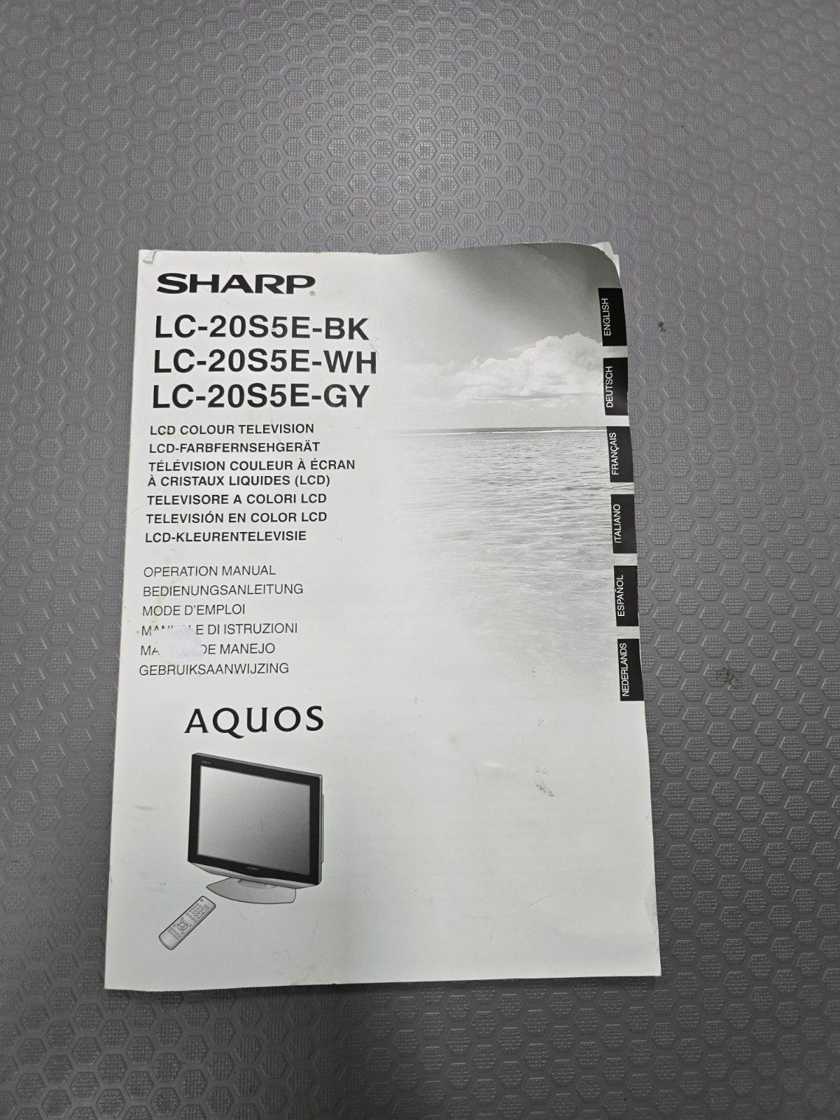 Sharp Aquos LCD TV - LC-20S5E-BK, Ophalen, Gebruikt, 50 Hz, 40 tot 60 cm