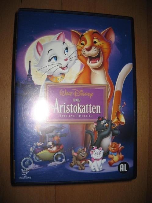 DVD Disney De Aristokatten - Pinocchio - Aladdin -, Alle leeftijden, Ophalen of Verzenden, Gebruikt, Amerikaans