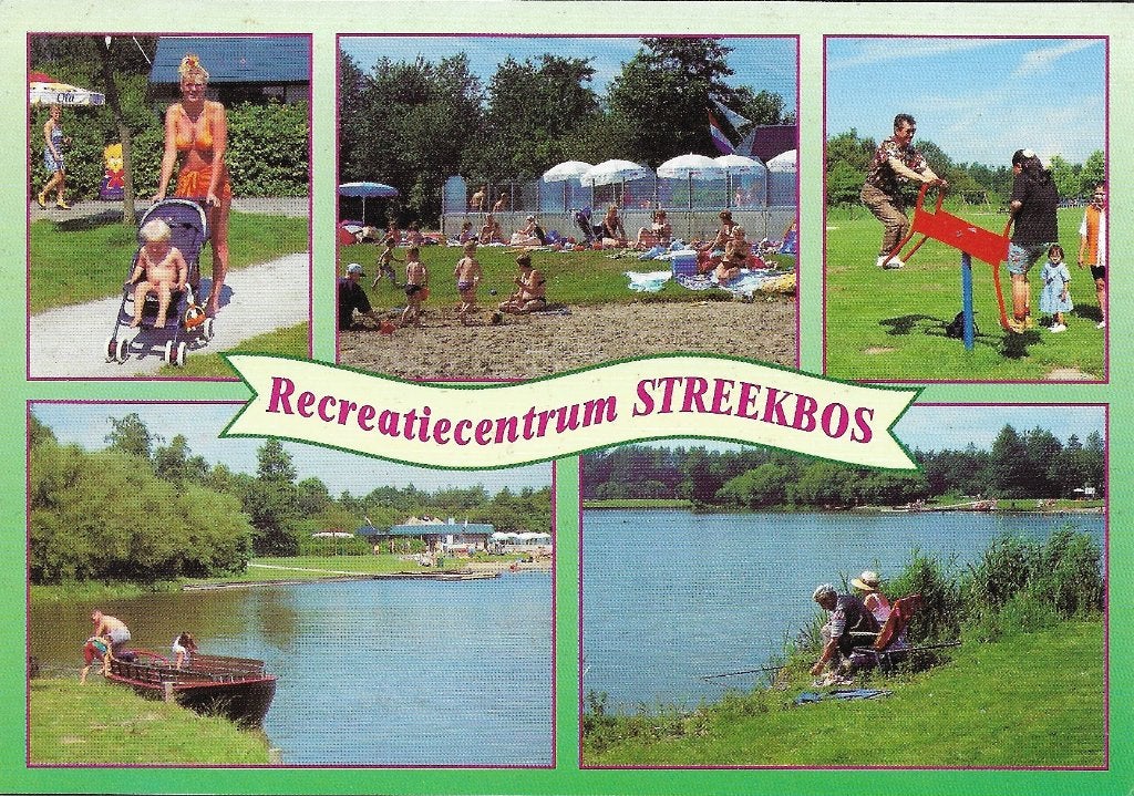 Ansichtkaart  	Bovenkarspel	Streekbos	Recreatiecentr.	5-luik, Verzenden, 1980 tot heden, Ongelopen, Noord-Holland