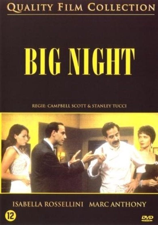 Big Night (1997) Stanley Tucci, Isabella Rossellini CLASSIC, Alle leeftijden, Ophalen of Verzenden, Zo goed als nieuw, Overige gebieden