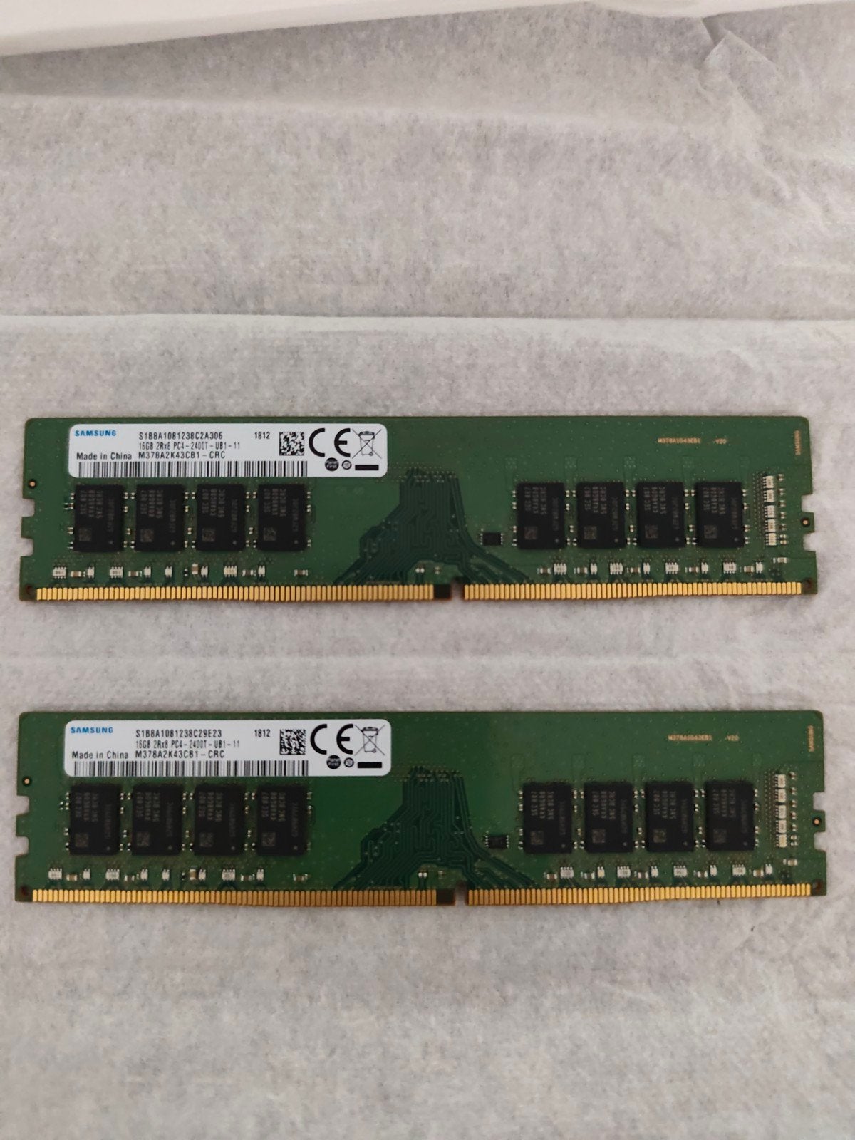 Samsung 16GB DDR4 RAM PC4-2400T Geheugenmodule, Computers en Software, RAM geheugen, Server, DDR4, Ophalen of Verzenden, Zo goed als nieuw
