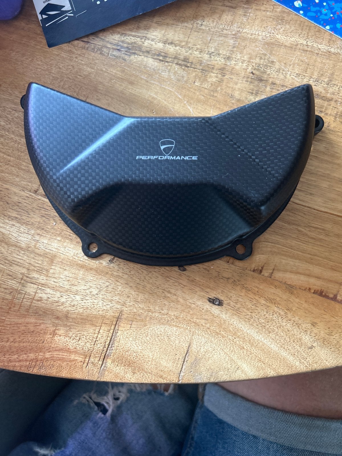 Ducati Performance Carbon Koppeling Cover, Ophalen of Verzenden, Gebruikt